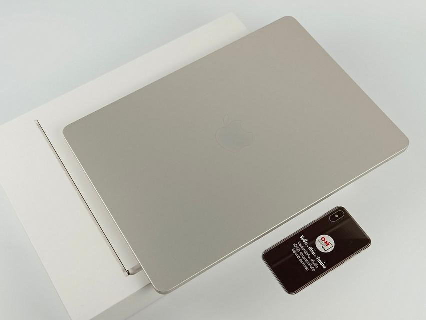 รูป ขาย/แลก Macbook Air M2 (2022) 13.6นิ้ว Ram8/SSD256 สี Starlight ศูนย์ไทย ประกันศูนย์ สวยมากๆ เพียง 37,900 บาท 5