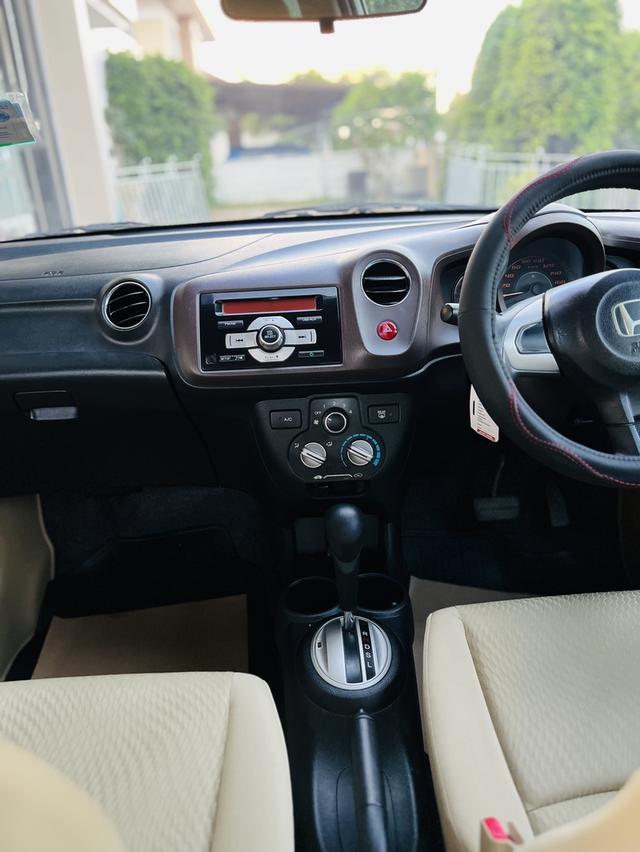  2013 Honda amaze 1.2 V  น็อตไม่มีขยับ ไม่เคยติดแก๊ส สวยเดิมสุดสุด  8