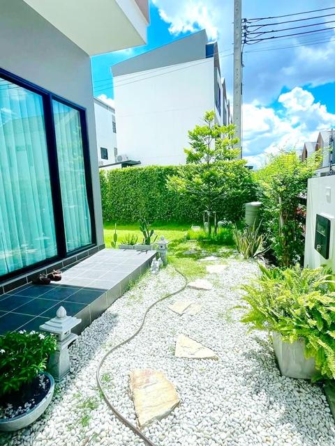 พระราม 2 แยกสะแกงาม 600ม.ขาย-ให้เช่าบ้านเดี่ยว แปลงมุม เทียนทะเล11-17 พื้นที่กว้าง 49 ตร.วา. 195 ตร.ม. 4นอน 3น้ำ 7