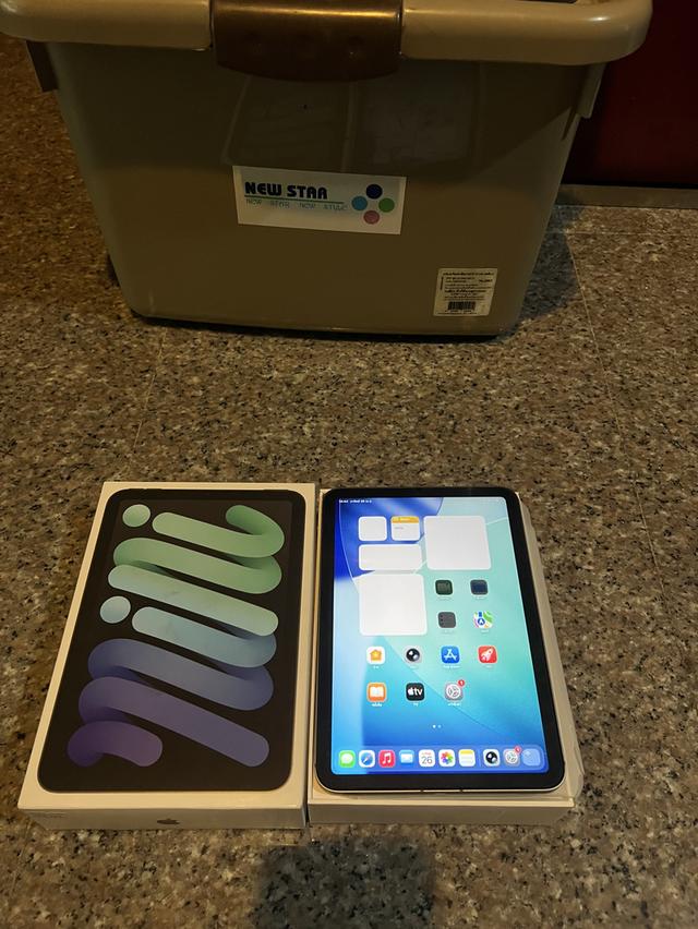 ขายๆๆๆถูกๆๆiPadMini7สีSpace Gray 128กิ๊กWifi Celluer ใส่ซิมได้มีกล่องอีมี่ตรงเครื่องใช้งานดีทุกๆฟังชั่นรีสโตได้ตลอดไม่มีติดไอคราวคับ ( จอขาวจั๊วไม่มีเ