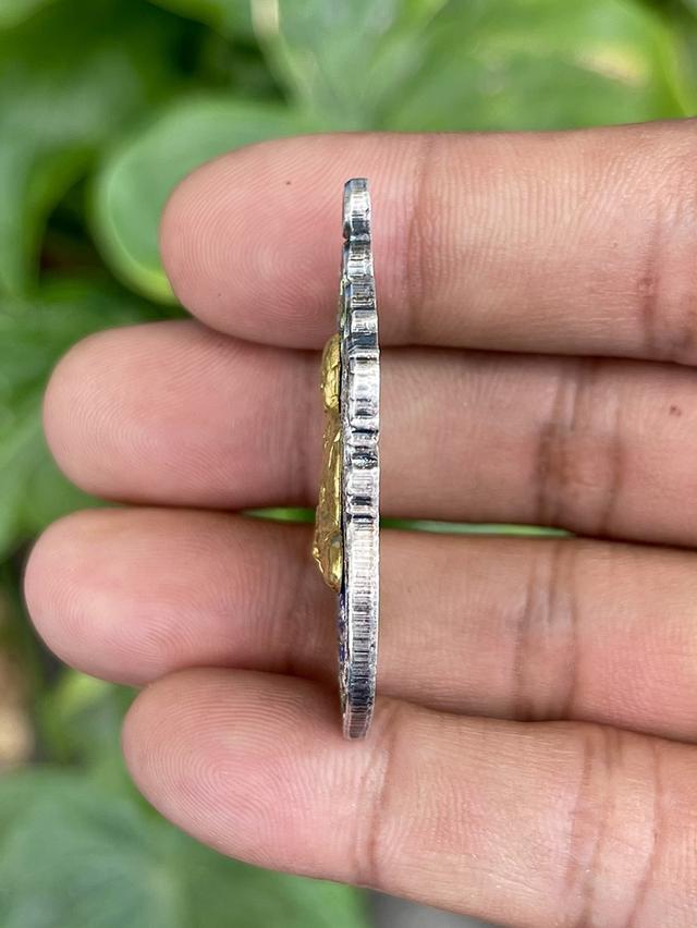 เหรียญเสมา หลวงพ่อพัฒน์ วัดห้วยด้วน รุ่นพัดยศ100ปี เนื้อเงิน ลงยา หน้ากากทองคำ ปี2564 รูปที่ 12