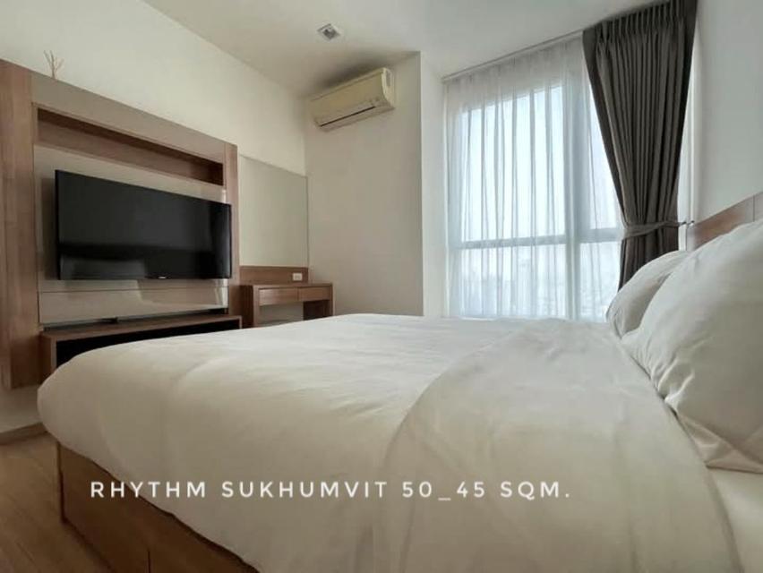 ให้เช่า คอนโด river view 1 nice bedroom Rhythm สุขุมวิท 50 (ริธึ่ม สุขุมวิท 50) 45 ตรม. near BTS Onnut Lotus Century Mal 4