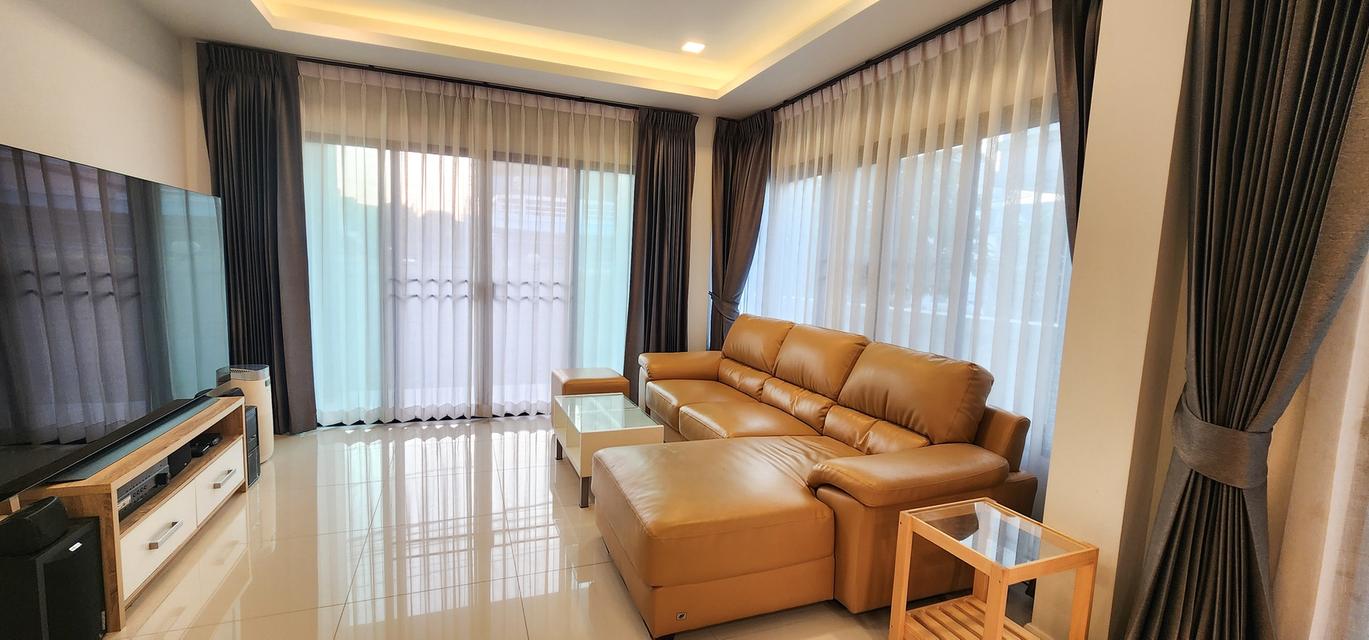 -ขาย/ให้เช่า บ้านเดี่ยวสร้างเอง ตั้งอยู่ในหมู่บ้านวัฒกาญจน์ ซ.ไทรม้า ถ.รัตนาธิเบศร์  สไตล์ Nordic ใกล้รถไฟฟ้าเพียง 3 นาที 7