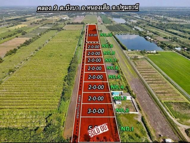 ที่ดินโซนนี้ที่นี่ถูกสุดเจ้าของร้อนเงินที่คลอง9หนองเสือ ปทุมธานี Tel 062-1574449 14