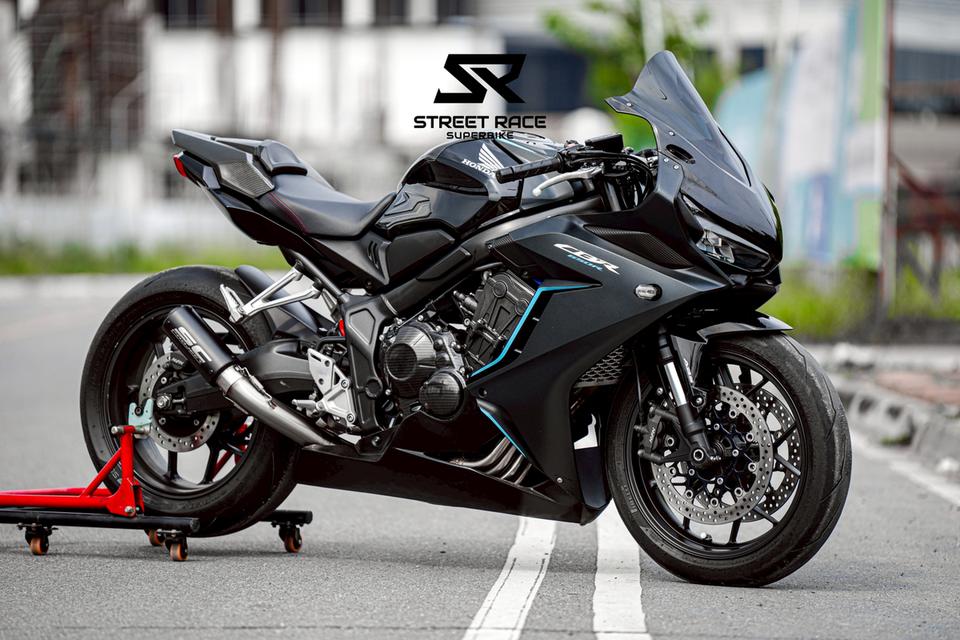 2023 Honda 📢 honda cbr650R ดำ-ฟ้า | ปี 2023 หล่อ สปอร์ตเต็มขั้น สภาพกริ๊บ พร้อมซิ่ง! 🏍️ รูปที่ 14