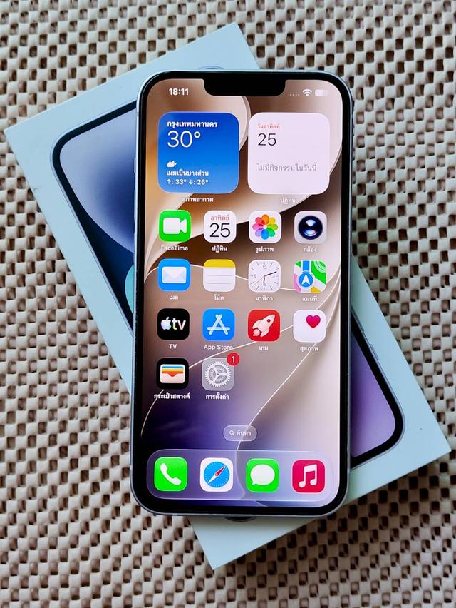 🔴 ขาย iPhone 14 / 128 GB ZP/A ( ศูนย์ไทย ) สีม่วง (Purple) แบตเตอรี่ 80% เครื่องแท้เดิม ๆ ไม่เคยแกะ ไม่เคยซ่อม สภาพสวย พร้อมใช้งาน 100% รูปที่ 19