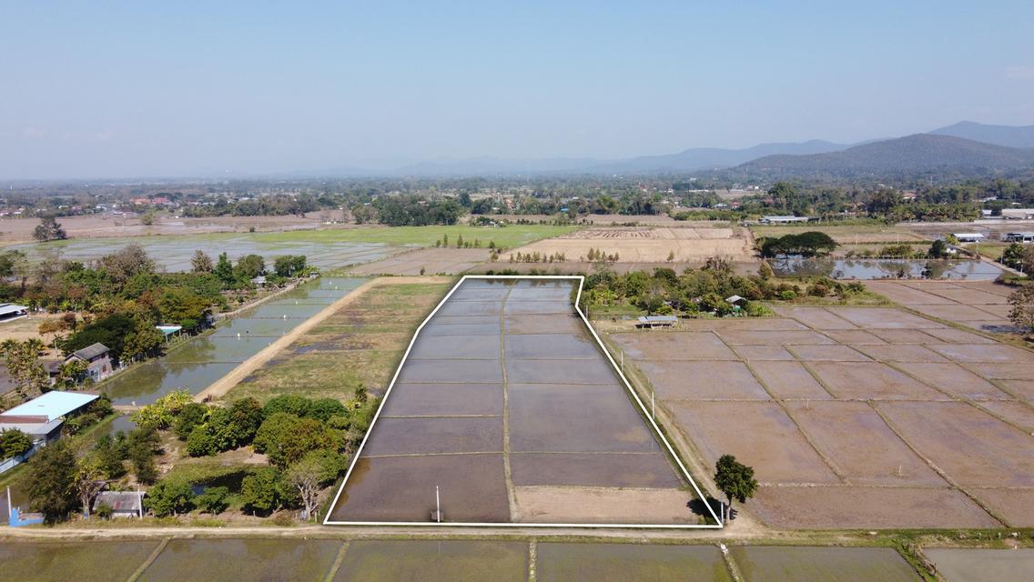 ขายที่ดิน 6-3-71 ไร่ ติดลำเหมือง 3 ด้าน น้ำ-ไฟพร้อม ใกล้กรมที่ดินสันกำแพง 800 เมตร 1