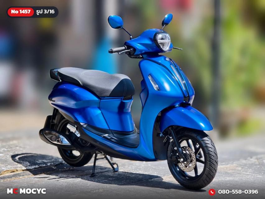 Yamaha Grand Filano Hybrid 2024 วิ่ง8000โล รถบ้านมือเดียวเครื่องท่อเดิมๆ กุญแจบุคเซอวิสครบ No.1457 รูปย่อยที่ 4