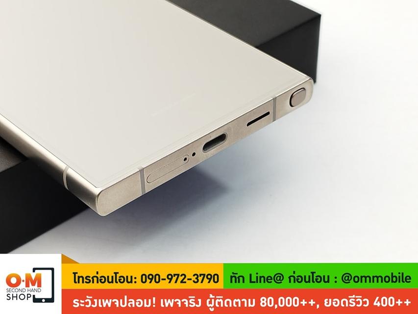 ขาย/แลก Samsung S24 Ultra 12/512 Titanium Gray ศูนย์ไทย อายุ 4 วัน ประกันยาว สภาพสวยมาก แท้ ครบกล่อง เพียง 42,900 บาท  5