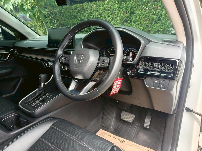 รหัสรถ KP53 CRV e:HEV 2.0 ES ตัว Top สุด Sunroof สีขาว โฉม MNC  9