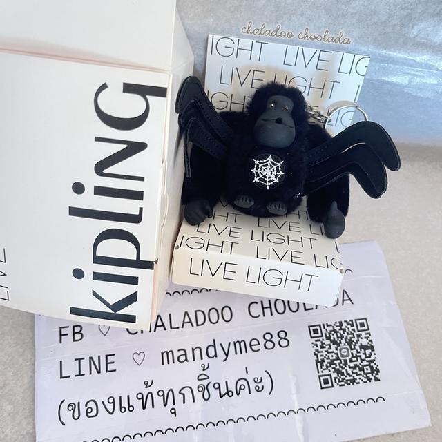 (พร้อมส่ง/ของแท้ค่ะ💯🐒) กระเป๋า Kipling SPIDER MONKEY black noir