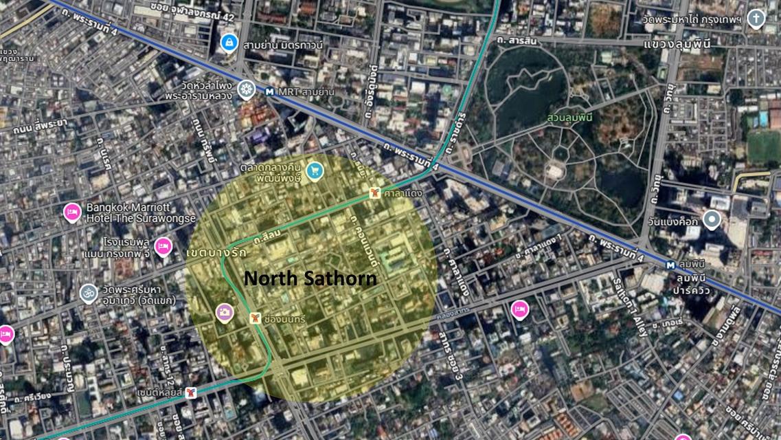 ขายที่ดิน 185 ตร.ว. ทำเลดีทองย่านถนนสาทร ห่างรถไฟฟ้าสถานี BTS และ MRT  เพียง 5 นาที 1