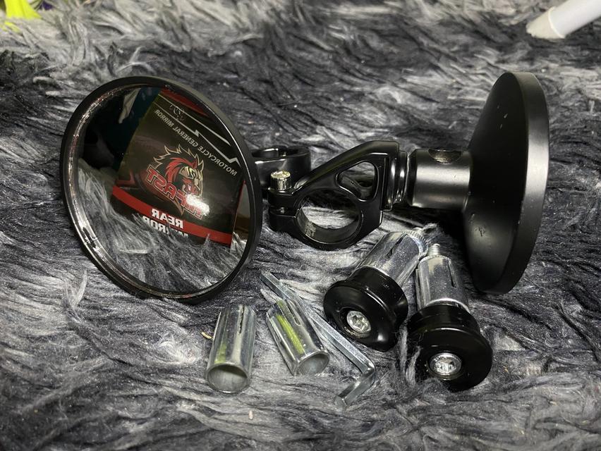 กระจกปลายแฮนด์ มีตำหนินิดหน่อย