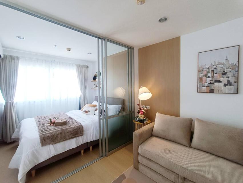 (ลดเพิ่ม 40,000 บาท) ห้องน่ารัก วิวดีม๊ากกกก รีโนเวท มีเครื่องใช้ไฟฟ้า ผ่อนถูก 5,xxx บาท ตึก D ชั้น 28 โล่ง ลมเย็น ใกล้ IKEA บางนา 12