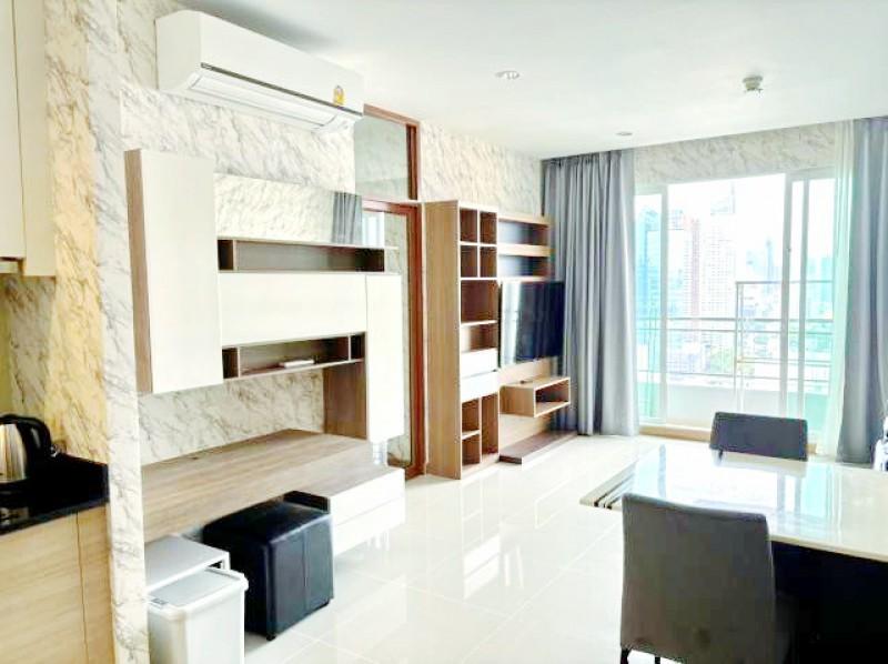 MRTเพชรบุรี 670ม. Penthouse มักกะสัน คอนโดหรู เซอร์เคิล 75 ตร.ม. ให้เช่า 2นอน ห้องหัวมุม ชั้น 25 รพ.บำรุงราษฎร์ 600 ม. รูปย่อยที่ 2