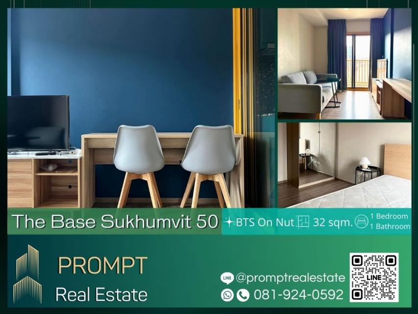 ST12393 - The Base Sukhumvit 50 - 32 sqm - BTS On Nut- Sukumvit Hospital- Theptarin Hospital 1