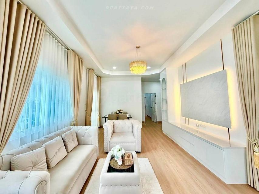 For Rent / For Sale — Brand-New Modern Pool Villa near Mabprachan Lake, Pattaya Land size: 60 sq.wah• 3 bedrooms• 2 bathrooms• Private swimming pool 18