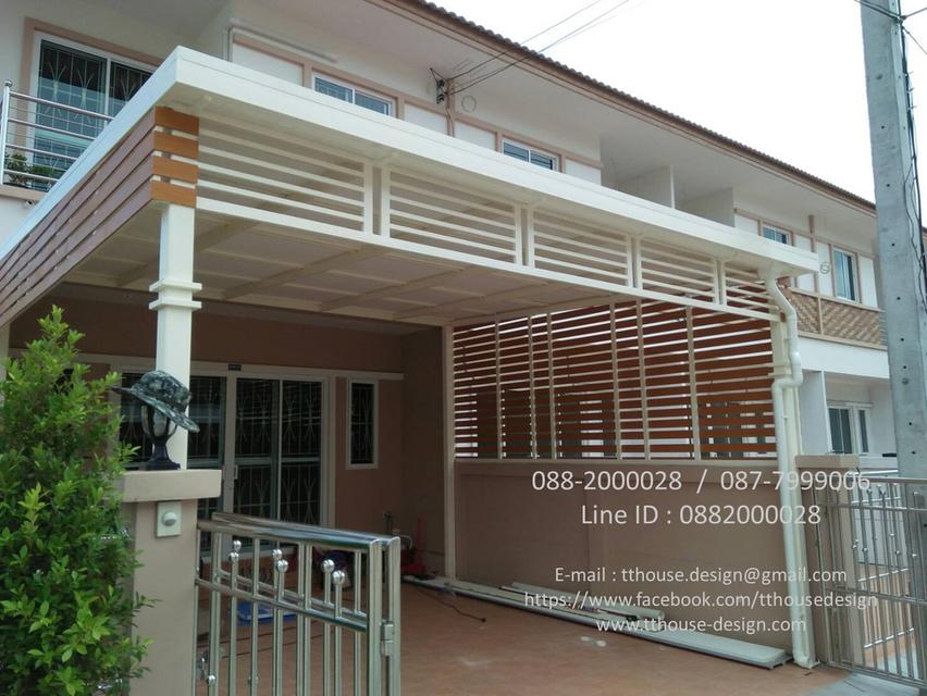 รับเหมา ต่อเติม โครงหลังคา กันสาด Line dddesign23 รูปที่ 18