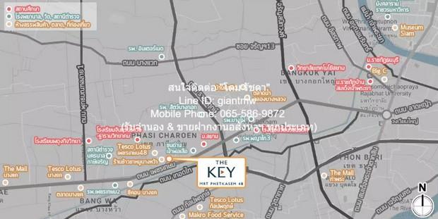 Condo เดอะ คีย์ เอ็มอาร์ที เพชรเกษม 48 28 SQ.M. 15000 บาท ใกล้ ติดสถานีรถไฟฟ้า MRT Phetkasem 48 Good กรุงเทพ 2