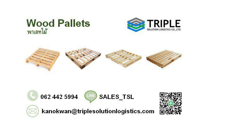 รูป Pallet พาเลทวางสินค้าสำหรับการจัดเก็บสินค้าและขนส่ง 2