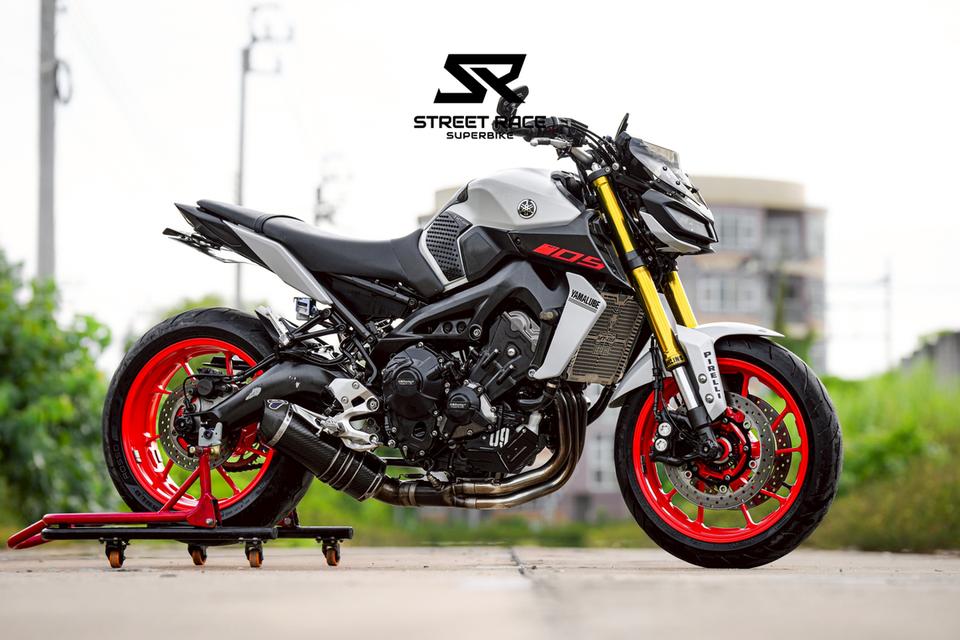 2020 Yamaha mt-09 | ปี 2020 | สีเทา ล้อส้มสุด⚡ วิ่งเพียง 28,xxx กม. สภาพสวยจัด ขี่มันส์ทุกเกียร์ 🔊 ท่อแท้ termignoni เสียงดุดัน 14