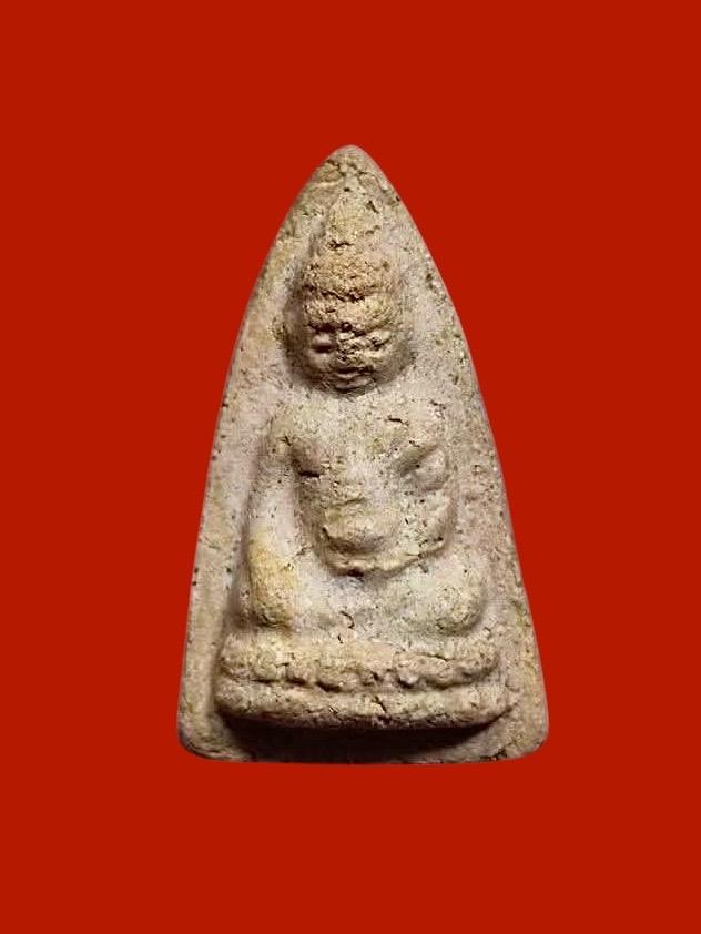 พระพุทโธน้อย แม่ชีบุญเรือน พิมพ์เล็ก หน้าตุ๊กตา รุ่นแรก ปี2494 เนื้อผงพุทธคุณ