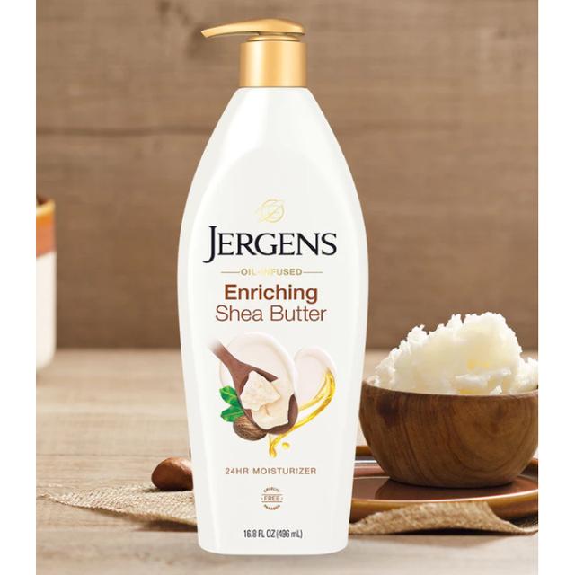 JERGENS OIL-INFUSED MOISTURIZER LOTION ออยล์-อินฟิวส์ โลชั่น 496มล.