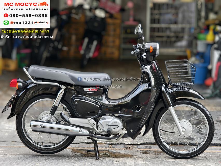 super cub 2023 วิ่ง6000โลแท้ สตาดมือ รถบ้านแท้มือเดียว สภาพป้ายแดง No1105