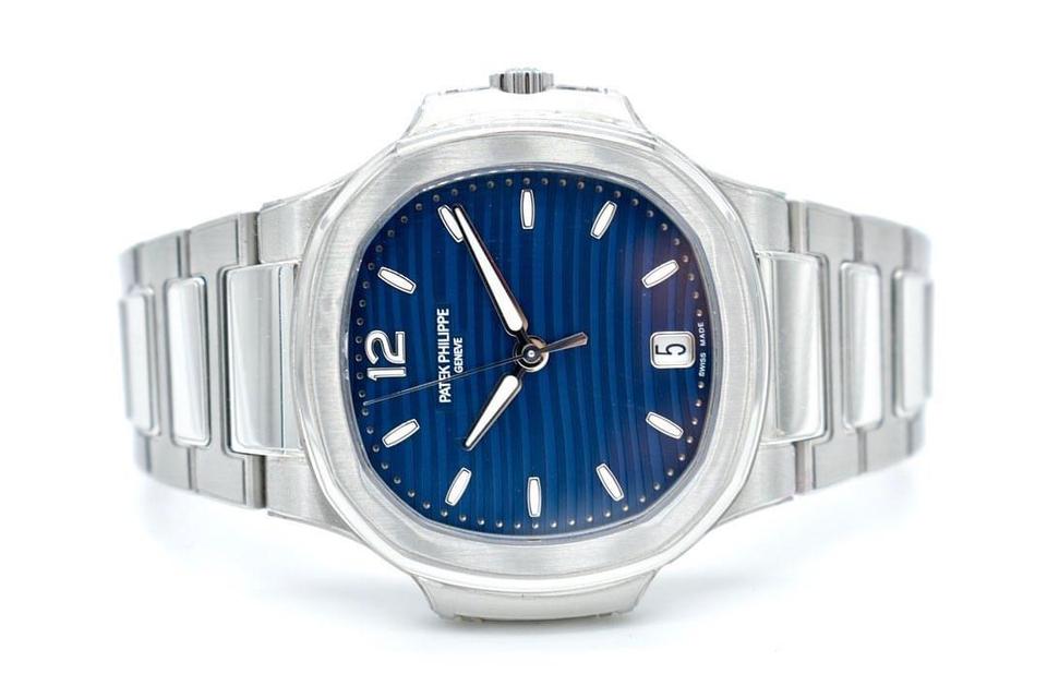 ป์ Ladies' Nautilus Blue Dial Stainless Steel 7118/1A-001 4