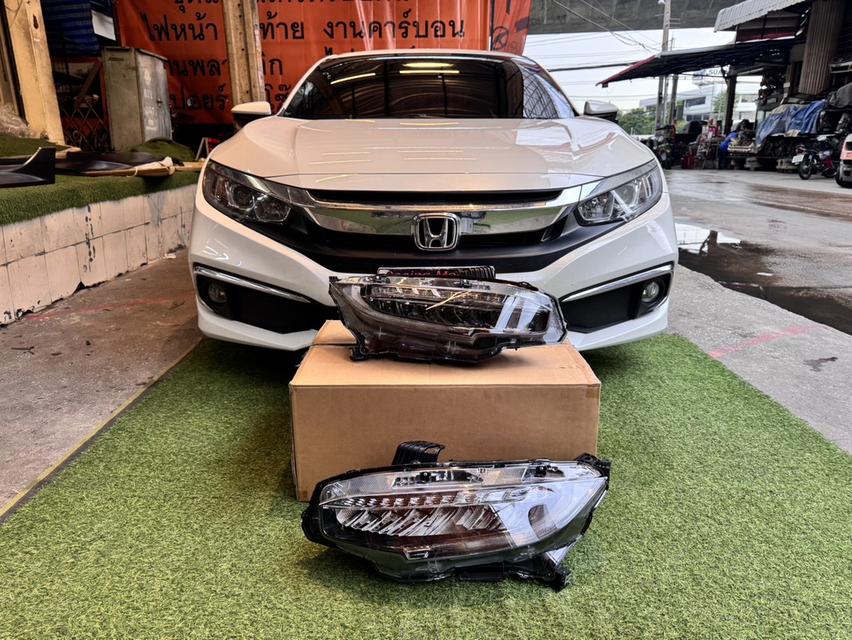 CIVIC 2016-2021 FC 4D, FK 5D ไฟหน้า RS #01 STYLE FULL LED