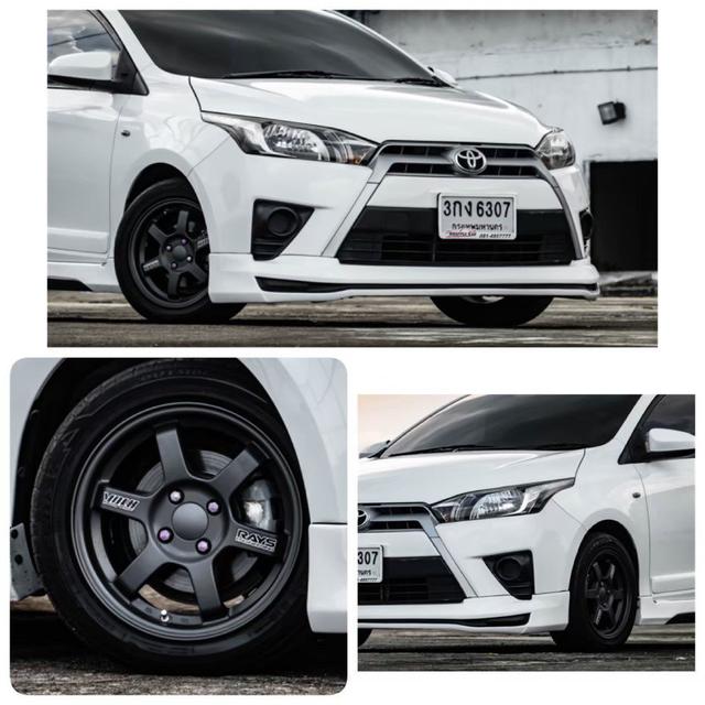 รูป Toyota Yaris 1.2 E ปี 2014 สีขาว 2