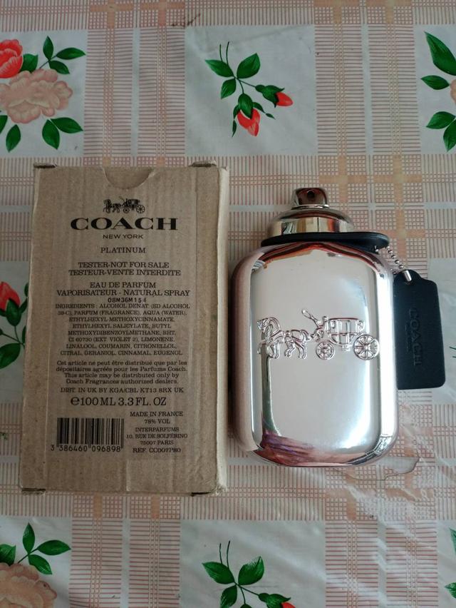น้ำหอมแท้ราคาคุยกันได้ Coach platinum edp 100ml
