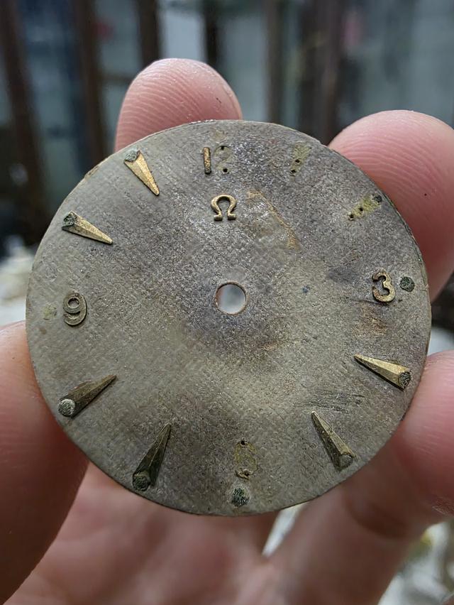A.อะไหล่ หน้าปัด นาฬิกา OMEGA โอเมก้า WATCH PARTS ของเก่าเก็บ รุ่นเก่า ขายตามสภาพ พร้อมส่ง