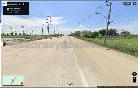 ที่ดิน สร้างโกดัง คลังสินค้า สร้างอพาร์ตเม้นท์ ติดถนนรัตนะโกสินธุ์สมโภชน์ เนื้อที่ 17-3-43 ไร่ ไร่ละ 4 ล้านบาท บางบ่อ สมุทรปราการ 3
