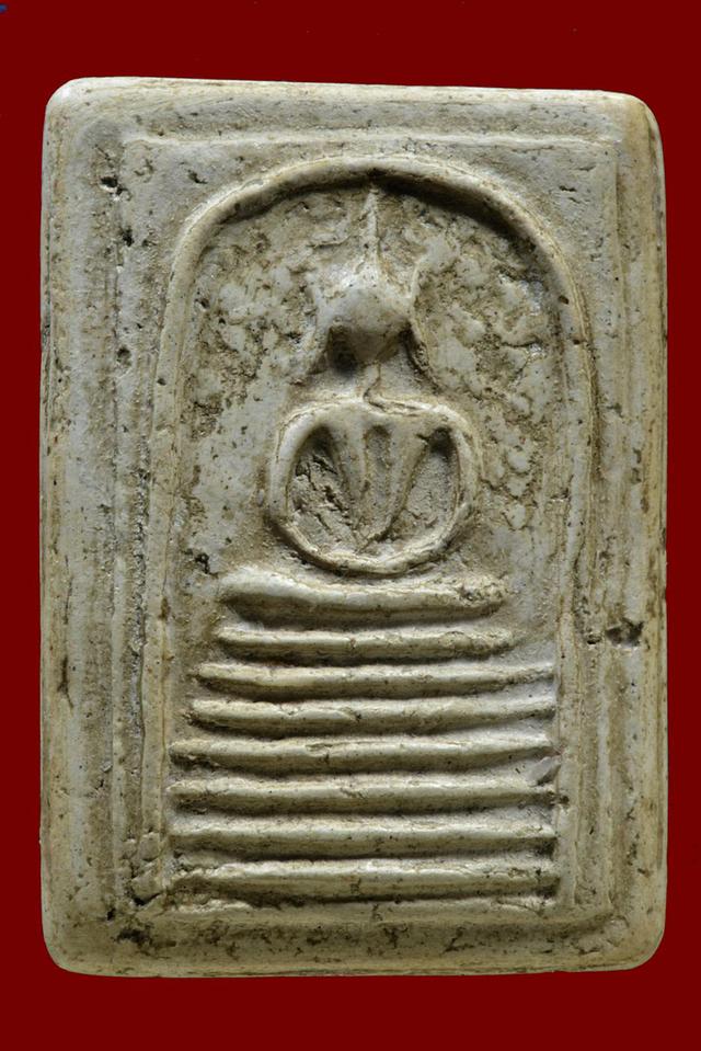 พระสมเด็จเกศไชโย 7 ชั้น พิมพ์ ปรกโพธิ์ นิยม (นอกพิมพ์)