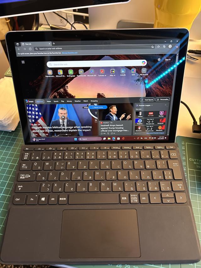 Microsoft surface go2 64gb with backlight keyboard รูปที่ 1