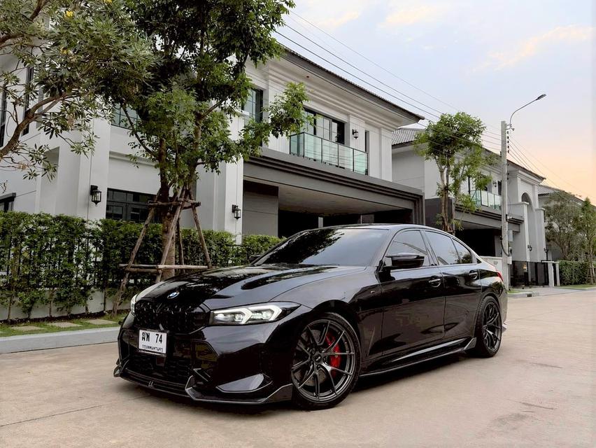 BMW M340i M-Sport Lci 2023 จด 2024 สีดำ แต่งท่วม 5xx,xxx บาท สภาพป้ายแดง รถสีเดิมทั้งคันไม่เคยจูน