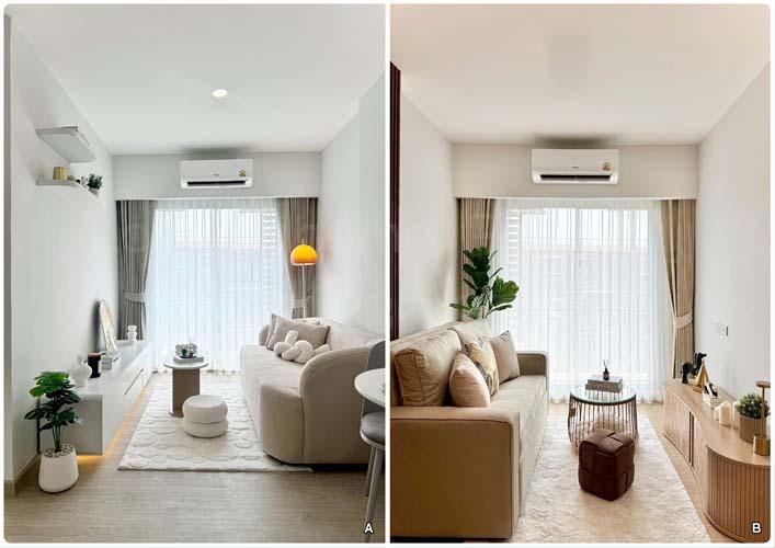 C-044 : คอนโด Renovate 30 ตร.เมตร Origins Rama 2 ชั้น 8 ตึก B ถ.พระราม 2 บางขุนเทียน 4