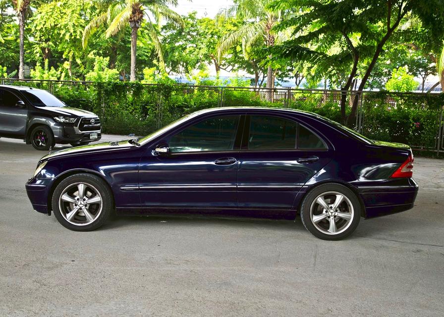 ขายรถ Benz C200 W203 ปี 2003 สีน้ำเงิน เกียร์ออโต้ 7