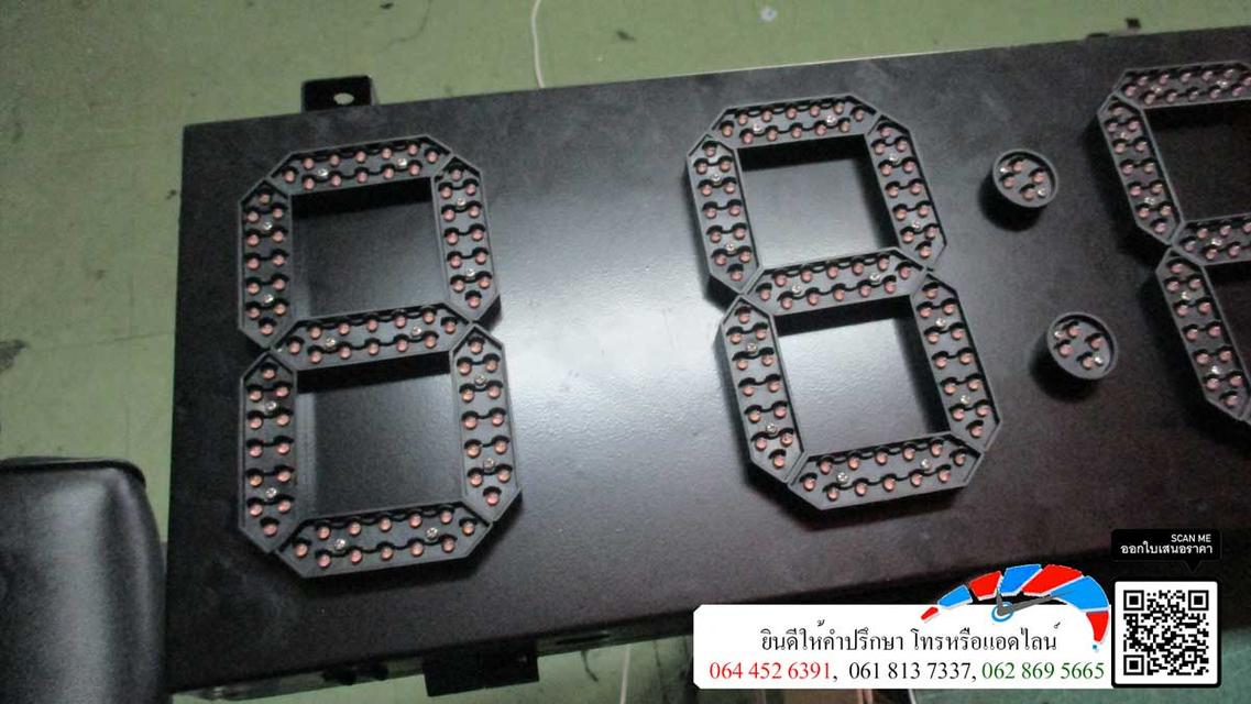 นาฬิกาโรงงาน นาฬิกาขนาดใหญ่ นาฬิกากลางแจ้ง นาฬิกางานวิ่ง M 806 แสดงเวลา อุณหภูมิ ความชื้น เยี่ยมชมขนาดต่างๆ www.digitals-board.com 3