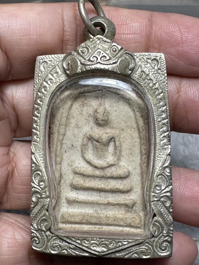 พระสมจพระประธาน พร้อมตลับชุบเงินเจ้าของเดิมใส่ไว้ รูปที่ 9