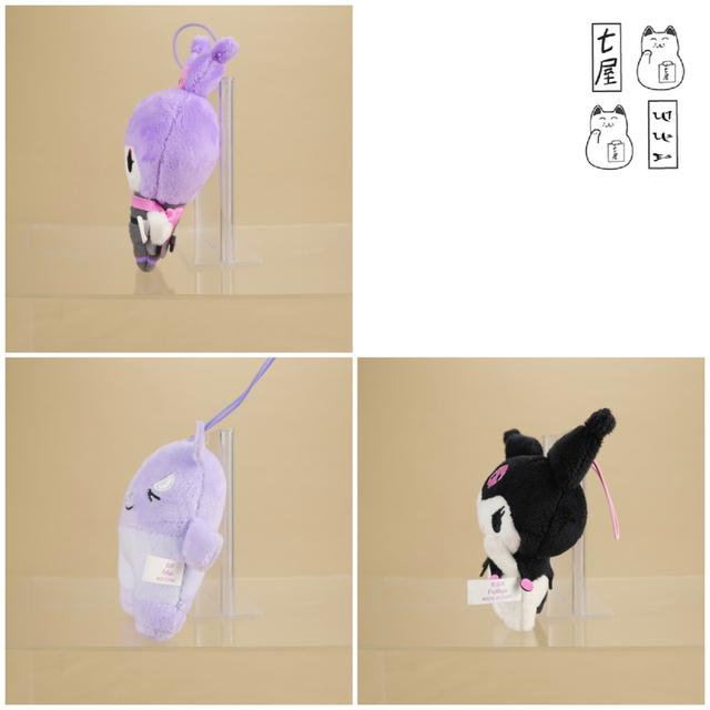 พวงกุญแจ ตุ๊กตา 2 คุโรมิ & 1 บากุ 😈 Set 3 in Pack 📚 SANRIO 2025・FuRyu・My Melody 50th & Kuromi 20th Anniversaries ~ Baku Mascot Keychain 9-11 cm ✨ รูปที่ 6