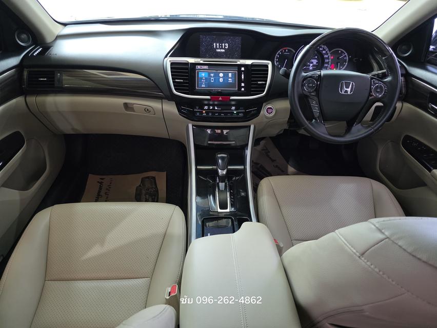 HONDA ACCORD 2.0E A/T ปี 2016 ดำ รูปที่ 7