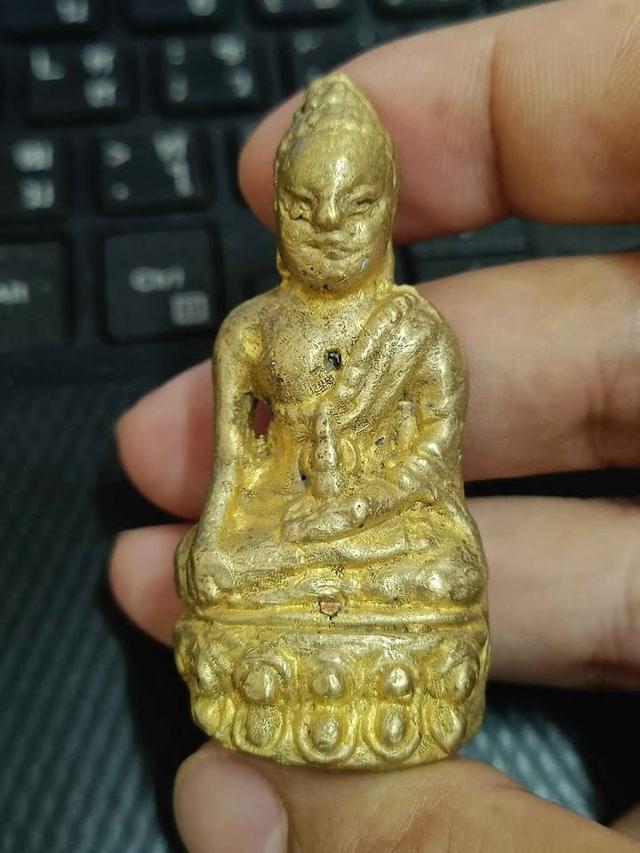 พระกริ่ง พระกรุเนื้อแก่ทอง กริ่งดัง สวยมาก เก่า หายาก น่าบูชา