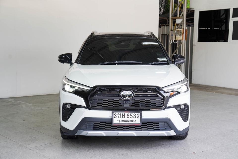 TOYOTA COROLLA CROSS 1.8 HEV GR SPORT AT  (ปี 2023)ทะเบียน: 3ขษ 6532 (กรุงเทพมหานคร)สี: ขาว ดำเครื่องยนต์: เบนซิน + ไฟฟ้า 1800cc รูปที่ 2