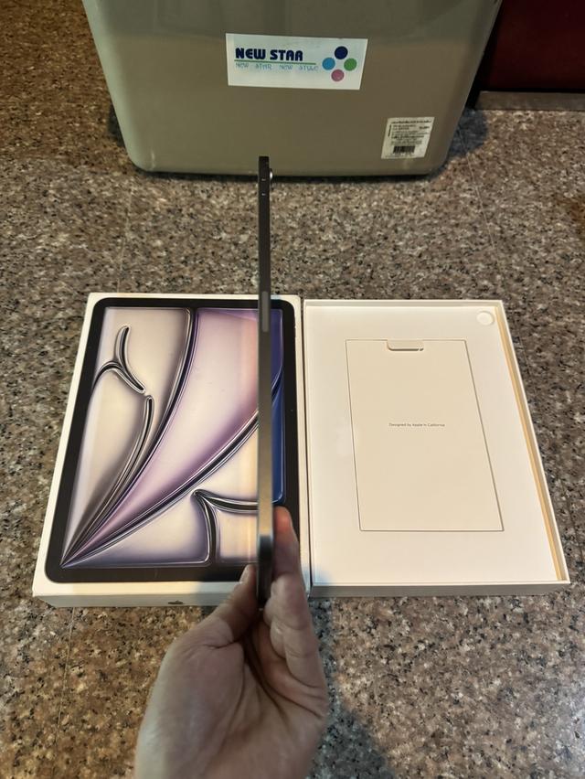 ขายๆๆๆถูกๆๆiPadAir7 M3 สีSpace Black 128กิ๊กมีกล่องอีมี่ตรงแบต100รอบชาดแค่17หายากมากๆสูนTrueเครื่องใช้งานดีทุกๆฟังชั่นรีสโตได้ตลอดไม่มีติดไอคราว Model รูปที่ 6