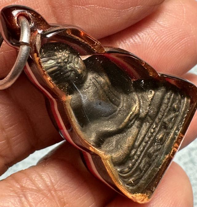 พระกริ่ง  วัดไผ่ล้อม อ.บ้านค่าย จ.ระยอง ล.ป.ทิม วัดระหารไร่เสก พร้อมเลี่ยมโบราณพร้อมเลี่ยมโบราณเดิม รูปที่ 6