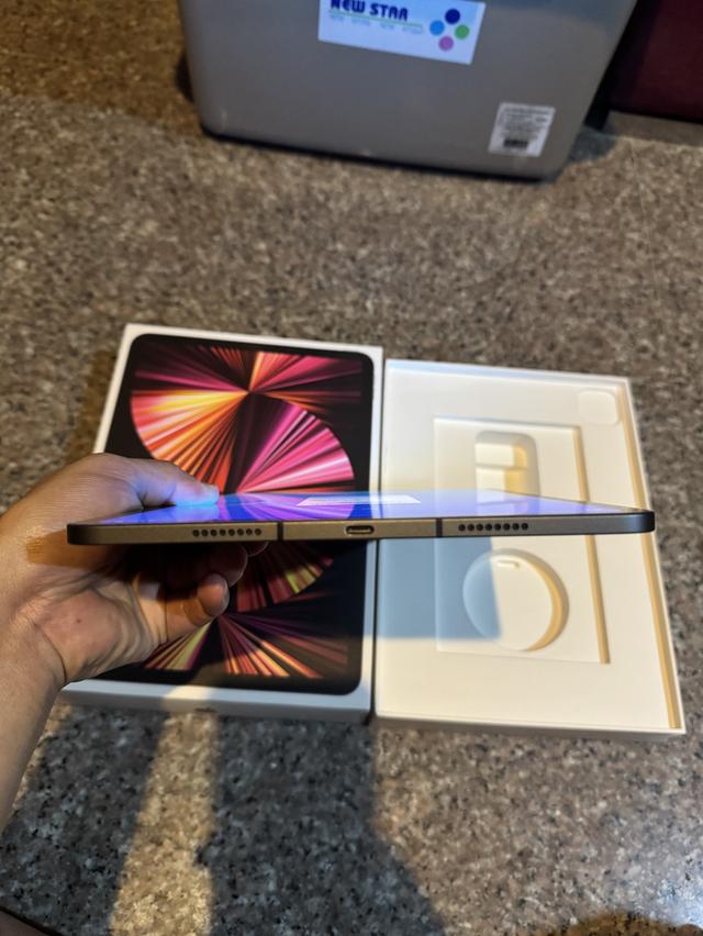 ขายๆๆๆถูกๆๆiPadPro11นิ้วM1 สีSpace Gray 128กิ๊กWifi Celluer ใส่ซิมได้มีกล่องสูนTrueสภาพสวยๆเครื่องใช้งานดีทุกๆฟังชั่นเครื่องรีสโตได้ตลอดไม่มีติดไอคราว