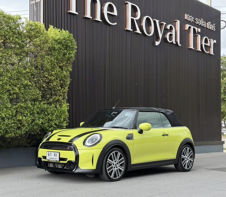 Mini Cooper s Convertible รุ่นพิเศษ Sidewalk Edition ปี 2022 สี Zesty Yellow