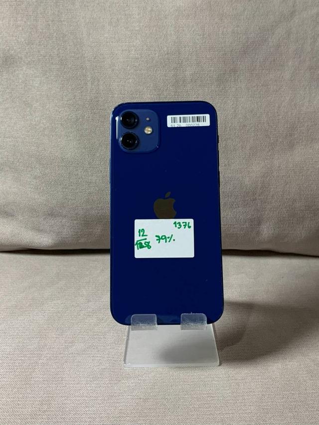 iPhone 12 128GB สีน้ำเงิน No.1376 แบต 79% 6